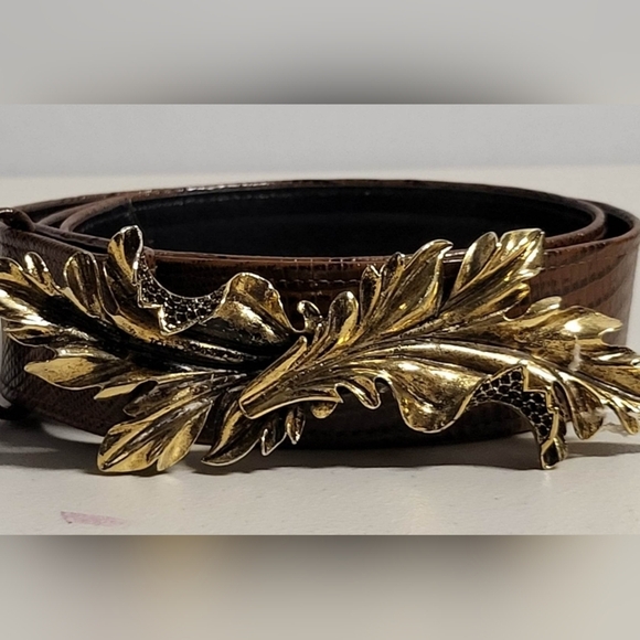 Jay Feinberg Strongwater Signed Designer Belt SIZE MEDIUM - Picture 2 of 15